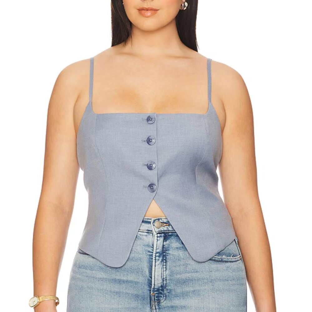 Good American Twill Suiting Camisole NWT